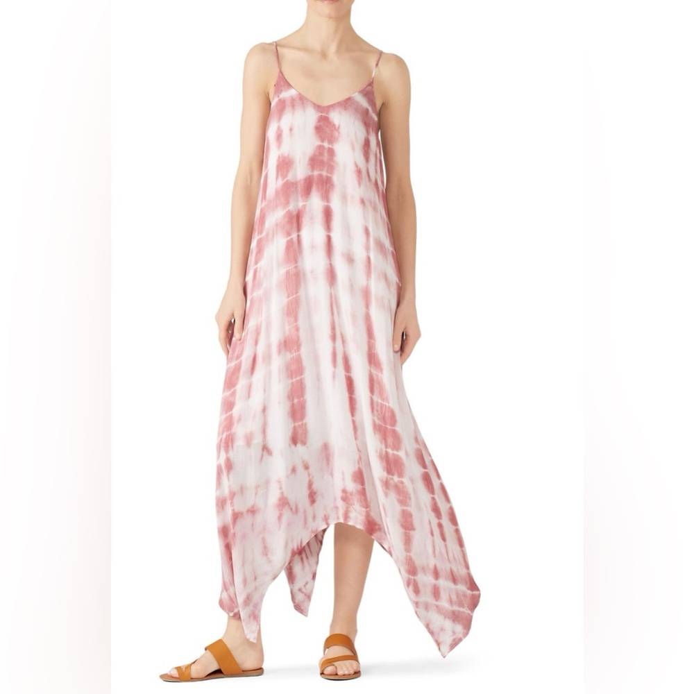 Fifteen Twenty Tie Dye Handkerchief Hem Dress